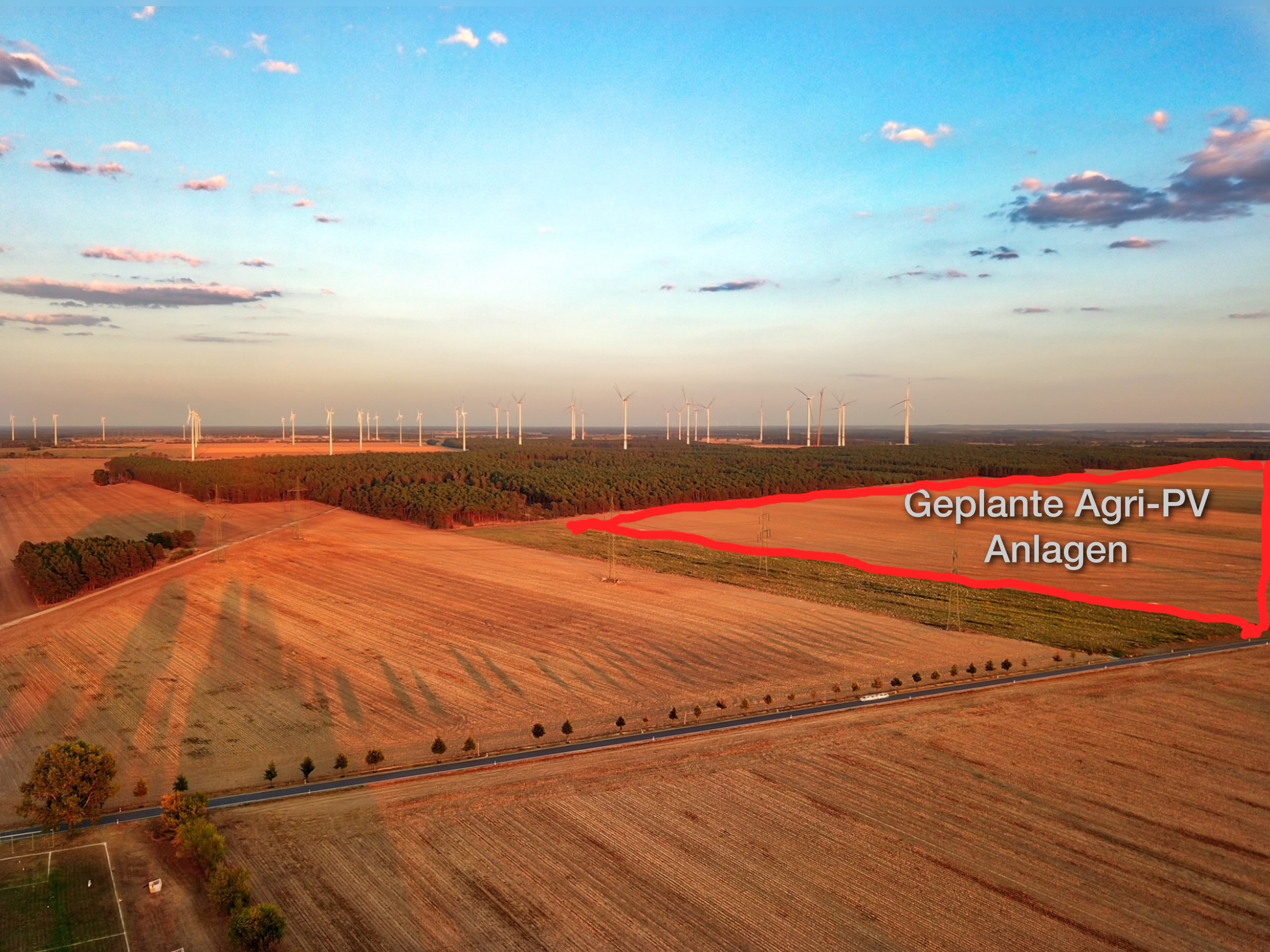 Weite Brandenburger Agrarlandschaft